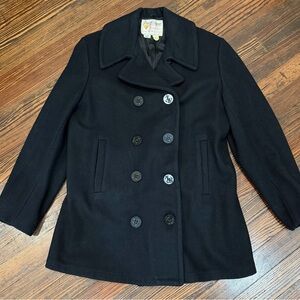 Fox Knapp Vintage Double Breasted Men’s Wool Coat Sz 38 EUC Made In USA